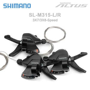 Shimano SL-M315 7 8 vitesses, levier de changement de vitesse VTT Altus <span class=keywords><strong>RD</strong></span>-M310, dérailleur arrière 21S 24V, vélo de montagne, 3 vitesses, affichage du levier de vitesse - Product Image 2