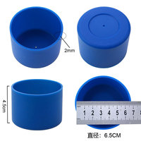 Vente en gros de manchons isolants pour bouteilles d'eau en silicone de 5,5 cm, 6 cm, 6,5 cm, 7 cm, 7,5 cm, 8 cm, 8,5 cm, 9 cm, 9,5 cm