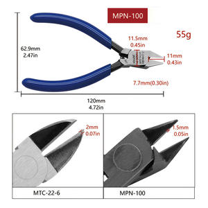 <span class=keywords><strong>Pince</strong></span> diagonale <span class=keywords><strong>coupe</strong></span> latérale <span class=keywords><strong>Pince</strong></span> à fraises pour câbles Outil à main de réparation d'électricien - Product Image 4
