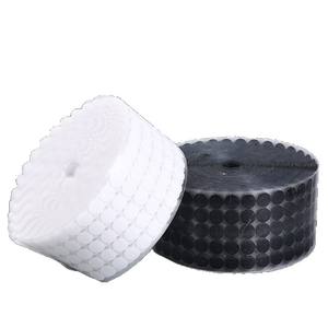 Adhesivo Reutilizable <span class=keywords><strong>Super</strong></span> Adhesivo de una Sola Cara para Puntos de Gancho y Bucle, Autoadhesivo, Ecológico, Resistente al Calor, Colores Blanco y Negro - Product Image 6