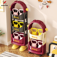 Étagère de rangement multi-niveaux XinHang pour collations, chariot de rangement multi-niveaux pour la maison, grande capacité, mobile, pour collations et jouets