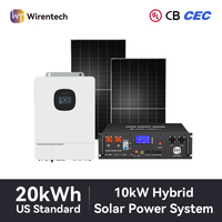 Kit solaire complet 10 kW, kit solaire complet pour maison, kit solaire pour maison avec batterie