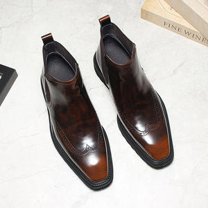 Mocasines de Hombre Color Marrón de Alta Calidad, Hechos en Inglaterra con Cuero Lavado, Estilo Retro, con Suela Goodyear, Hechos a Mano, Impermeables - Product Image 5