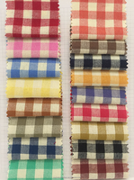 Pantalon pour bébé en coton 100% à carreaux gingham, taille élastique, coupe ample, style lanterne, unisexe, pour tout-petits, garçons et filles, pantalon décontracté pour enfants