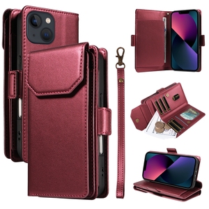 Funda de Cuero con Ranuras para Tarjetas para <span class=keywords><strong>Samsung</strong></span> <span class=keywords><strong>Galaxy</strong></span> S26 Pro S25 Edge S24 Plus S23 <span class=keywords><strong>Ultra</strong></span> <span class=keywords><strong>S22</strong></span> S21 FE A06 A16 A26 A36 A56 - Product Image 1
