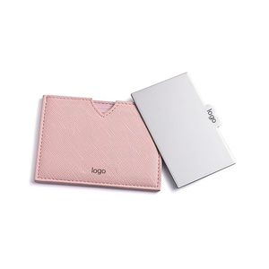 Stainless Steel PU Pouch Beauty <b>Mirror</b> Makeup Heart Cute Custom Logo Portable Pocket <b>Mirror</b> - Product Image 4