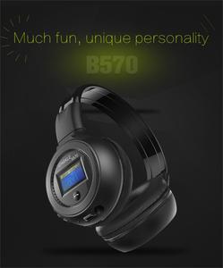 Zealot B570 ชุดหูฟังแบบพับได้ Audifonos ฟันสีฟ้าหูฟังแบบครอบหูลดเสียงรบกวนกว่าหูสเตอริโอหูฟังสําหรับเล่นเกมสําหรับโทรศัพท์ - Product Image 6