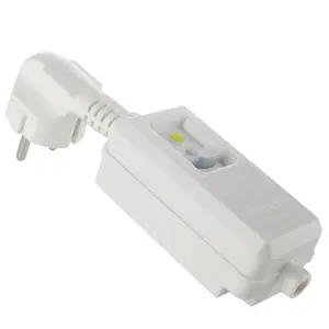 Europe standard plug socket with residual current protect earth leakage RCCB/RCD