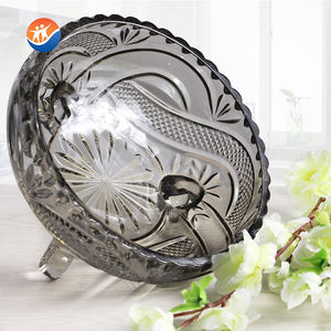 لوحة زجاجية شفافة منقوشة بتصميم فاخر لسلطة الفاكهة - Product Image 4