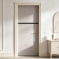 Portes intérieures commerciales pour appartements et maisons avec un style de panneau moderne et une structure insonorisée