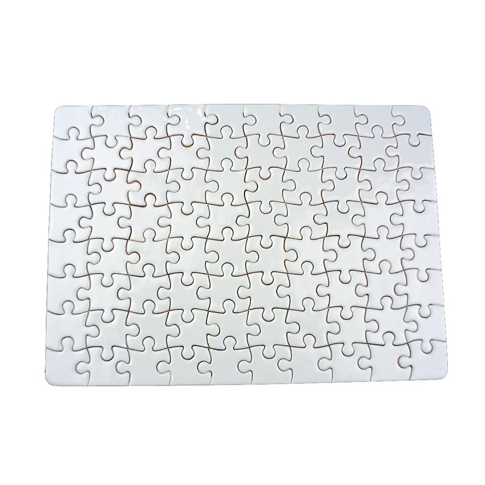 In bianco di Sublimazione rettangolo personalizzata di carta puzzle Di Puzzle A5 mini giocattolo di puzzle diy