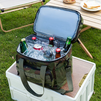 Sac isotherme portable réutilisable imperméable pour le camping et les pique-niques en plein air