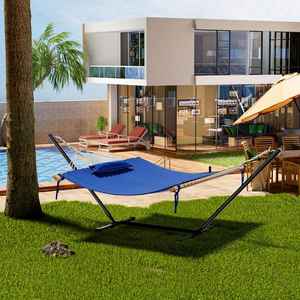 आउटडोर पिछवाड़े गार्डन हैममॉक स्टैंड पोर्टेबल के साथ समायोज्य हैममॉक स्टैंड पोर्टेबल - Product Image 5