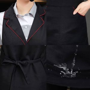 เสื้อกั๊กเชฟเซ็กซี่แบบสวมใส่ได้ สีแดงเบอร์กันดี สำหรับงานครัว บริกร ผ้ากันเปื้อนสำหรับงานครัว  รับสกรีนโลโก้ ไซส์ 3X - Product Image 2