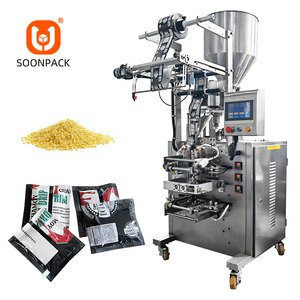 Petite machine d'emballage verticale de granule de riz parfumé écrasé de <span class=keywords><strong>gélatine</strong></span> de peau d'âne de chlorophylle à haute efficacité - Product Image 1
