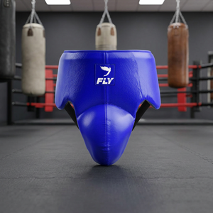 Protège-guêtres de boxe personnalisable de haute qualité avec design sur mesure en cuir synthétique – Équipement de protection ajustable - Product Image 2