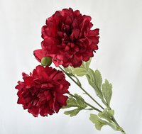 Pivoines artificielles vintage pour décorations de vases de salon, arrangements floraux pour événements et fêtes nuptiales, et décoration intérieure toute l'année
