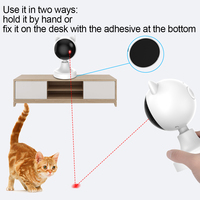 Jouet laser interactif automatique LED de style moderne pour chat Jouet intelligent multi-angle pour animal de compagnie en plastique Jouet pratique pour chat Pointeurs