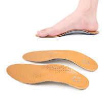 Semelles orthopédiques en PU souples et respirantes, absorbant les chocs, pour l'alignement des pieds, idéales pour le quotidien et la marche, avec soutien de l'avant-pied