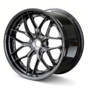 BKU in fibra di carbonio 2 pezzi ruota forgiata per <span class=keywords><strong>Ferrari</strong></span> 458 F430 360 488 <span class=keywords><strong>Enzo</strong></span> F360 cerchi 5x114.3 21 cerchi 22 pollici - Product Image 1