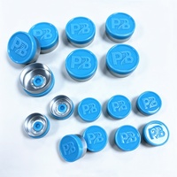Capsules en aluminium personnalisées OEM imprimées, 13 mm, 20 mm, capsules à ouverture facile pour flacons lyophilisés