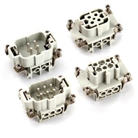 Conector de Aviación Industrial Rectangular Multipin BYLJQ de Alta Resistencia 16A para Alimentación IP65 500V para Sistemas de Transporte de Paquetes