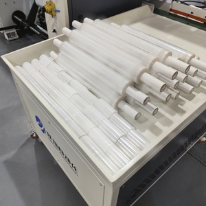 100% Factory Price Hot Sale Four-axis Winding Film Fully Automatic Stretch Film <strong>Rewinder</strong> PE Cling Film Rewinding Machines