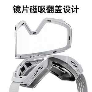 Gafas de Esquí Kapvoe con Visor Abatible, Talla Única, Material de PC, Protección para Deportes de Nieve en Exteriores, Todo Clima - Product Image 4