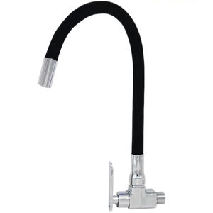 Grifo <span class=keywords><strong>de</strong></span> Cocina Monomando <span class=keywords><strong>de</strong></span> Pared, Colorido, Cuerpo <span class=keywords><strong>de</strong></span> Zinc, Mango <span class=keywords><strong>de</strong></span> Plástico, Manguera Flexible, Diseño Contemporáneo, para Uso en Hoteles - Product Image 2