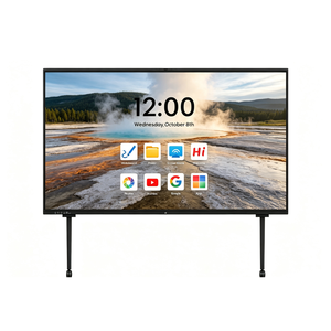 กระดานอัจฉริยะแบบอินเทอร์แอคทีฟขนาด 86 นิ้ว หน้าจอสัมผัสแบบมัลติทัช 4K LED ระบบแอนดรอยด์ OPS สำหรับห้องบรรยายมหาวิทยาลัย ห้องประชุม และห้องฝึกอบรม - Product Image 1