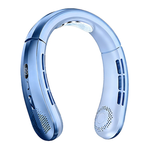 <span class=keywords><strong>พัดลม</strong></span>พกพาแบบสวมใส่ได้ รุ่นใหม่ ชาร์จผ่าน USB <span class=keywords><strong>พัดลม</strong></span>ปรับอากาศแบบไร้ใบพัดสำหรับสวมคอ ใช้งานได้โดยไม่ต้องใช้มือ เหมาะสำหรับการเล่นกีฬาและการเดินทาง - Product Image 1