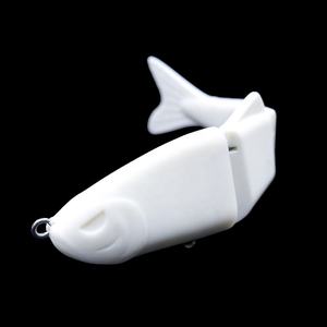 Chaude Non Peint VMJ04-8 Pêche Tackle Naufrage Hochet Grande Taille 200mm Multi Articulé Swimbait Blancs En Gros Nageurs Leurre Corps - Product Image 4