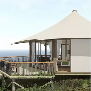 Camping Hotel Hot Sale Outdoor Large Event Luxury Desert Safari Resort Glamping With Bathroom Waterproof Tent