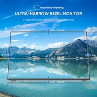 Moniteur LCD portable 16 pouces 2560x1600 WQXGA ultra fin avec haut-parleur intégré USB-C pour HDR, protection des yeux, compatible avec ordinateur portable, PC, Mac, téléphone, PS5