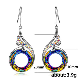 Orecchini Pendenti a Forma di Pavone Colorati per Donne, Accessori Unici in Stile Animale per Uso Quotidiano e Feste - Product Image 5