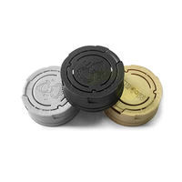 Tapa de aceite Industrial de 4 litros, tapa de plástico Mobil, antiderrame