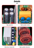 Convertisseur de puissance monophasé à onde sinusoïdale pure Euro 2000W DC-AC Convertisseur solaire PCB Appareil électroménager OEM pris en charge Certifié CE