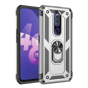 Ốp lưng cứng chống sốc tích hợp giá đỡ vòng tròn 2 trong 1 TPU PC cho Oppo F11 Pro A94, có nam châm gắn xe hơi - Product Image 3