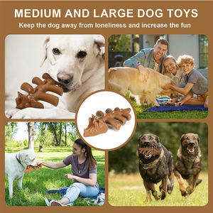 <strong>Benebone</strong> <strong>Wishbone</strong> 4PCS Durable Real <strong>Bacon</strong> Beef <strong>Flavor</strong> Food Grade Dog <strong>Chew</strong> Nylon Bone <strong>Toy</strong> for Aggressive Chewers