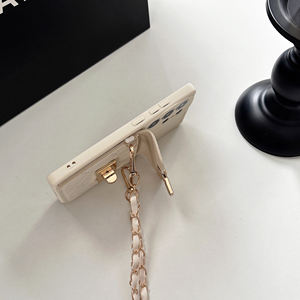 <span class=keywords><strong>เคส</strong></span>โทรศัพท์มือถือ S26 Ultra แบบสะพายข้าง วัสดุ TPU+หนัง พร้อมฟังก์ชั่นกระเป๋าสตางค์ ดีไซน์ล็อคชุบทอง ใช้ได้กับโทรศัพท์มือถือที่รองรับ - Product Image 3