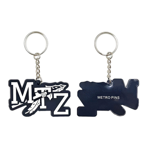 Regalos de empresa llavero personalizado logotipo de marca personalizado llavero de silicona personalizado 2d 3D PVC llavero de goma - Product Image 4