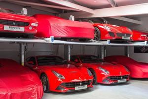 Açık otopark otopark Carport park alanı için iki Post çelik garaj araba lifti 2-araba sistemi düğmesi çalışması - Product Image 4