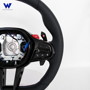 Acceso Rápido a Precios de Mayoreo, Volante de Cuero Nuevo de Alta Calidad Compatible con <span class=keywords><strong>BMW</strong></span> F20 E90 F30 F10 F04 F39 F25 M23456 - Product Image 5