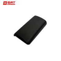 Pour BMW M2 G87 M3 G80 M4 G82 – Cache de garniture de boîte d'accoudoir central en fibre de carbone pour console centrale de voiture, panneau supérieur de rangement pour accoudoir