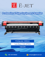 Impresora de Inyección de Tinta Eco Solvente para Exteriores TOME Ejet de Guangzhou de 8 pies, 1.3 m, 1.6 m, 1.9 m, 2.5 m, 3.2 m con Cabezal I3200/dx11/xp600/dx5/dx7