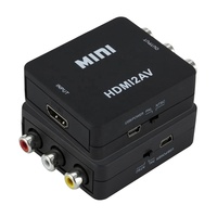Convertisseur HDMI vers AV 1080P 60Hz, Adaptateur HDMI vers Composite 3 RCA AV, Adaptateur Composant