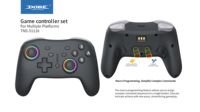 Control Inalámbrico para Juegos al por Mayor, Gamepad con Luz RGB, Giroscopio de 6 Ejes, Vibración Ajustable para Switch, P3, PC, Android