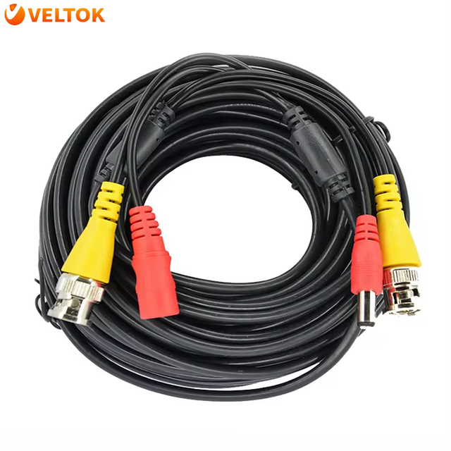 Wholesale 20m Cctv Coaxial Bnc+dc Power Cable Other Camera Accessories for Analog Cameras
