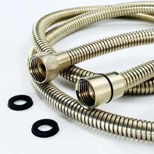 Nuevo Producto: Manguera de Metal Dorado Cepillado de Acero Inoxidable, Suave, Flexible, de Alta Presión, Extra Larga y Portátil - Product Image 4