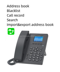 Télé<span class=keywords><strong>phone</strong></span> de bureau VoIP IP POE Sachikoo S21 avec écran couleur de 2,4 pouces, 2 comptes SIP, identification de l'appelant, compatible <span class=keywords><strong>Windows</strong></span> - Product Image 6